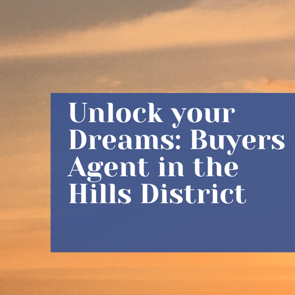 Buyers Agent Hills District